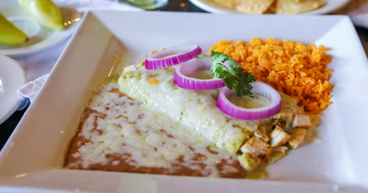 Enchiladas Suizas Menu El Patron Mexican restaurant & Entertainment