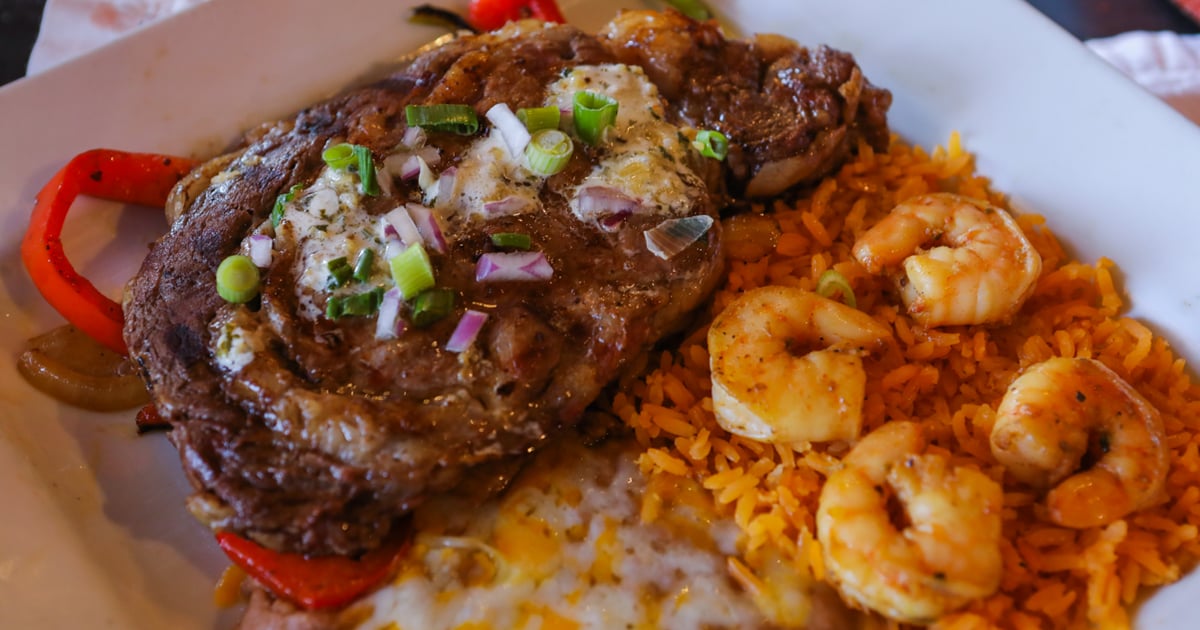 Steak and Shrimp Menu El Patron Mexican restaurant & Entertainment