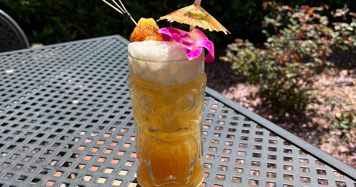 Tiki Torch Drink Menu Scratch Kitchen by Ghostface Brewing