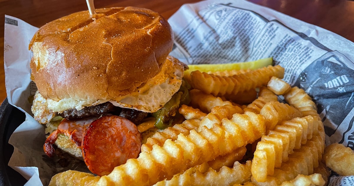 Waterfront Burger Menu Barrett's Alehouse American Restaurant in MA