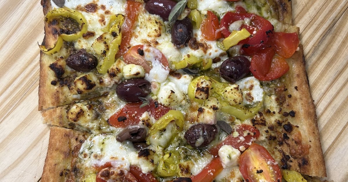 Mediterranean Flatbread Menu Barrett's Alehouse American