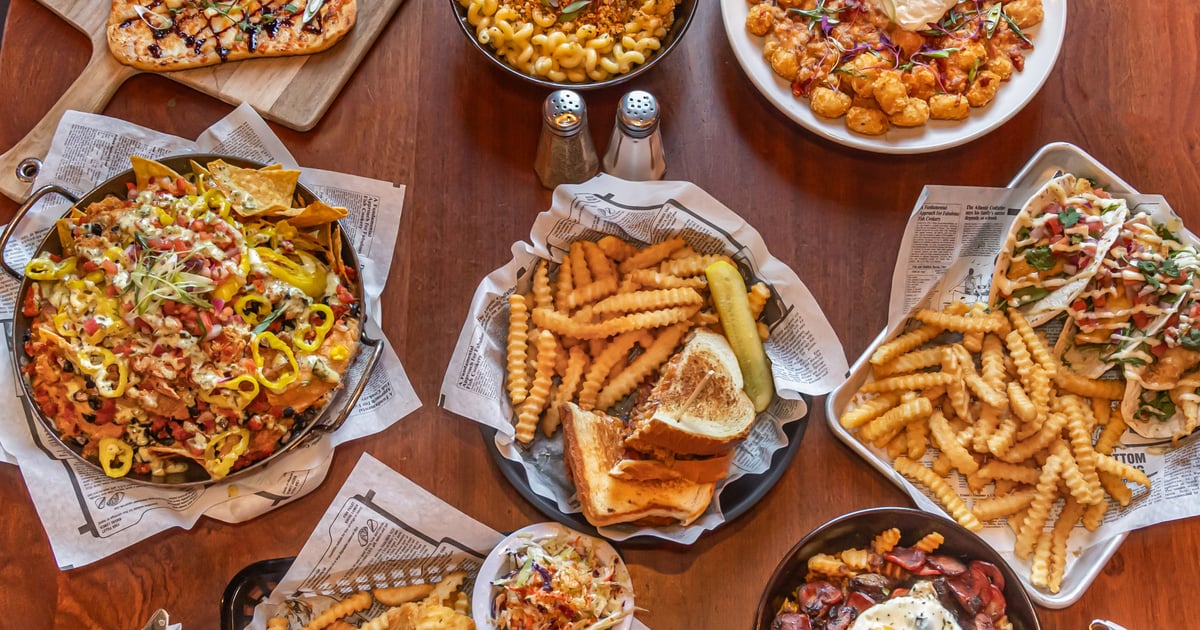 Waterfront Menu Barrett's Alehouse American Restaurant in MA