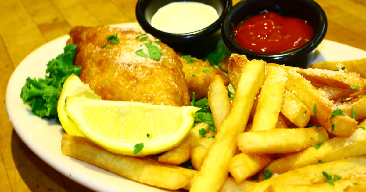 Pub Style Fish & Chips Entrees Giuliano's Italian Restaurant in CA