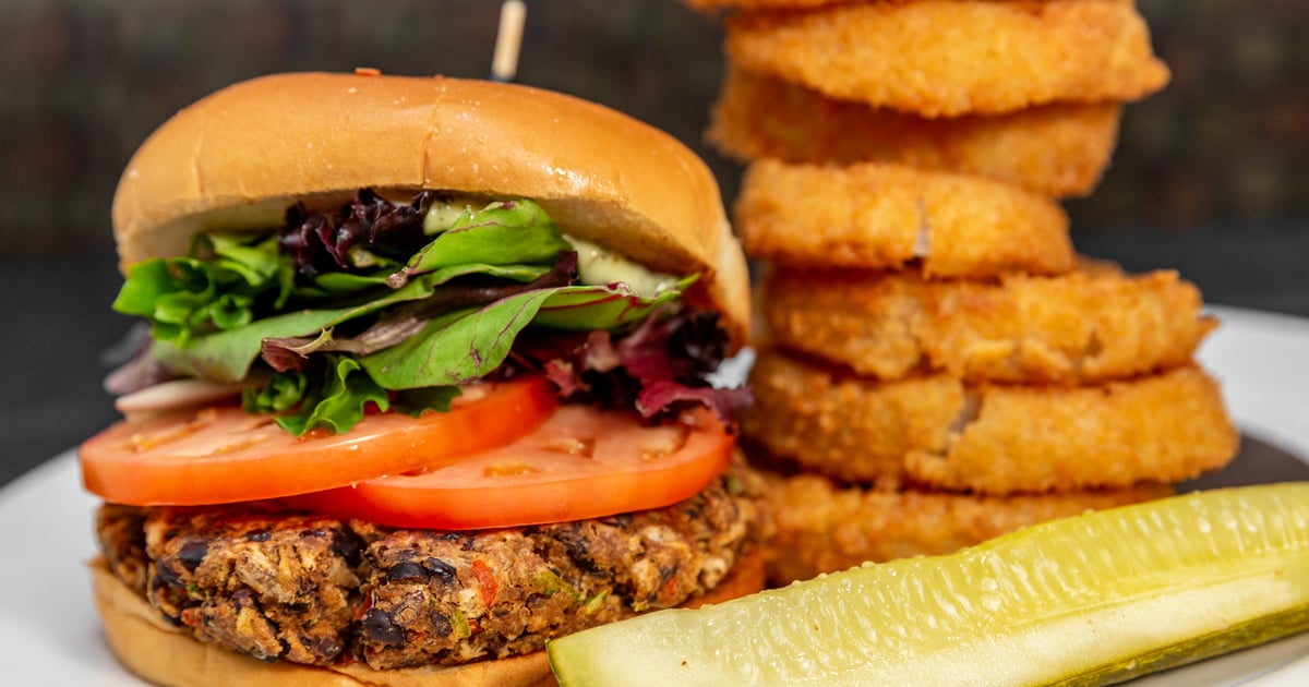 Veggie Burger Main Menu Giovanni Pastrami