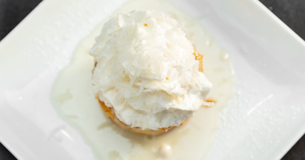 Haupia Bread Pudding - Main Menu - Giovanni Pastrami