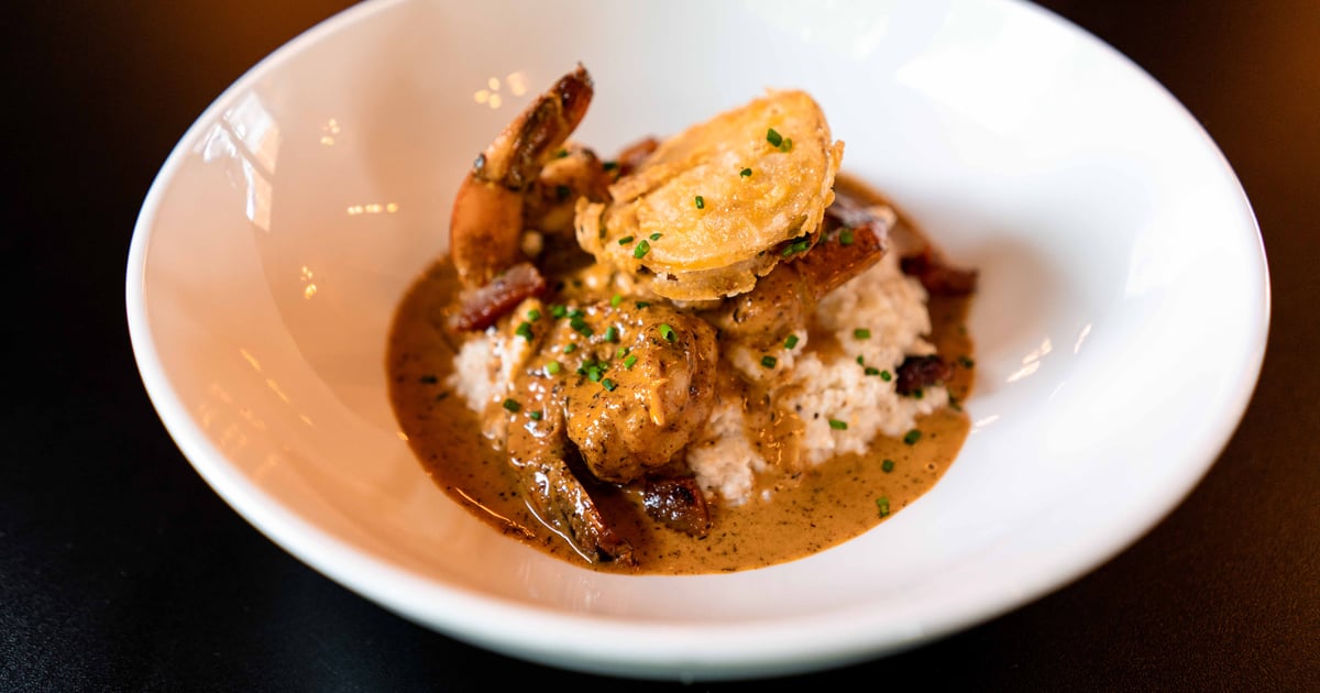 Shrimp and Grits Main The Suburban American Restaurant in