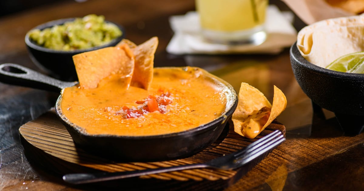 Queso Dip Main Menu Woody's Tacos & Tequila Baja Mexican Fusion