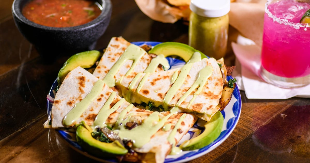 Mushroom, Spinach & Avocado Main Menu Woody's Tacos & Tequila