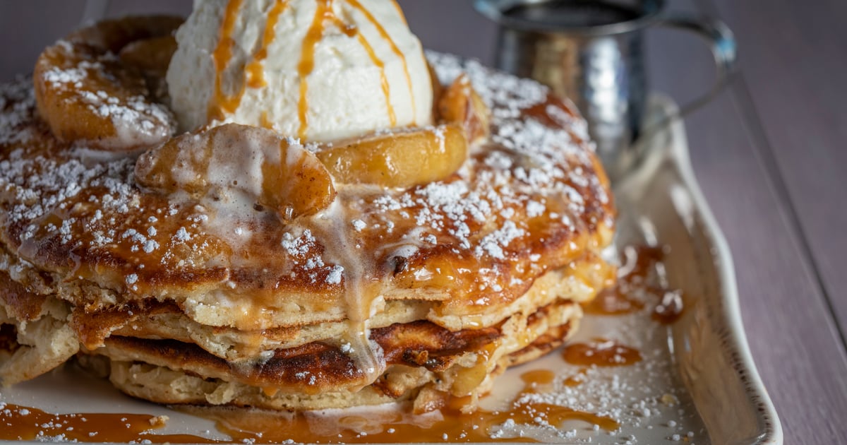 Fuji Apple Pancakes (4) Breakfast Monica's Riverview Brunch