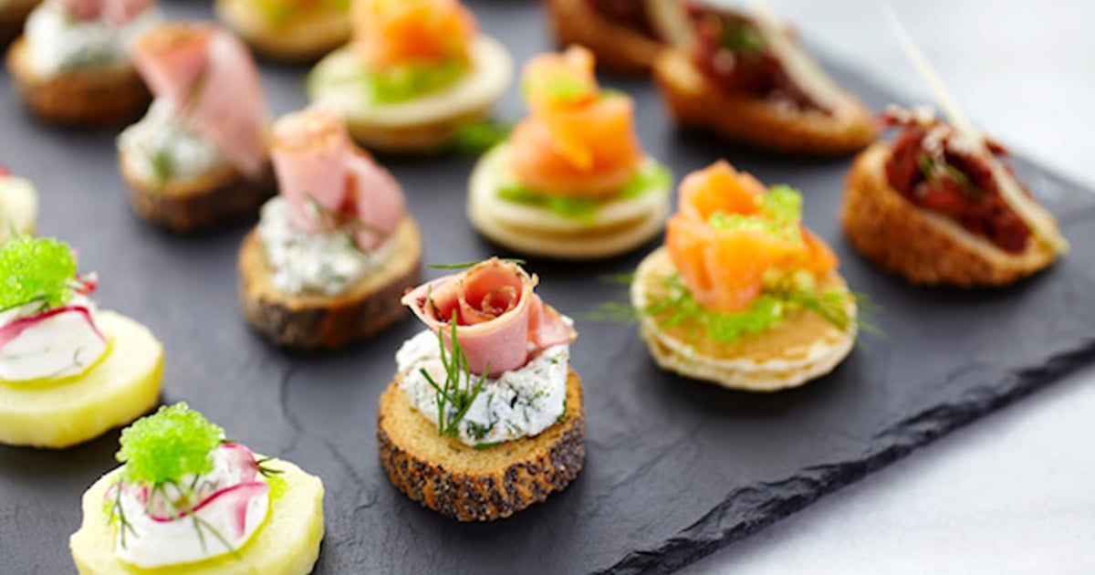 Assorted Premium Canapés - Hors D'Oeuvres Menu - Blueberry Hill ...