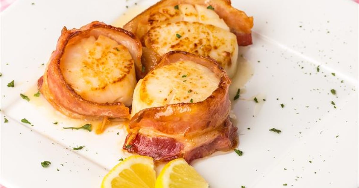 Bacon Wrapped Scallops Hors D'Oeuvres Menu Blueberry Hill Catering
