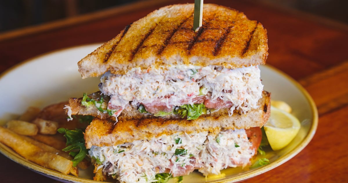 King Crab & Bacon Sandwich LUNCH Fisherman's Seattle Seafood