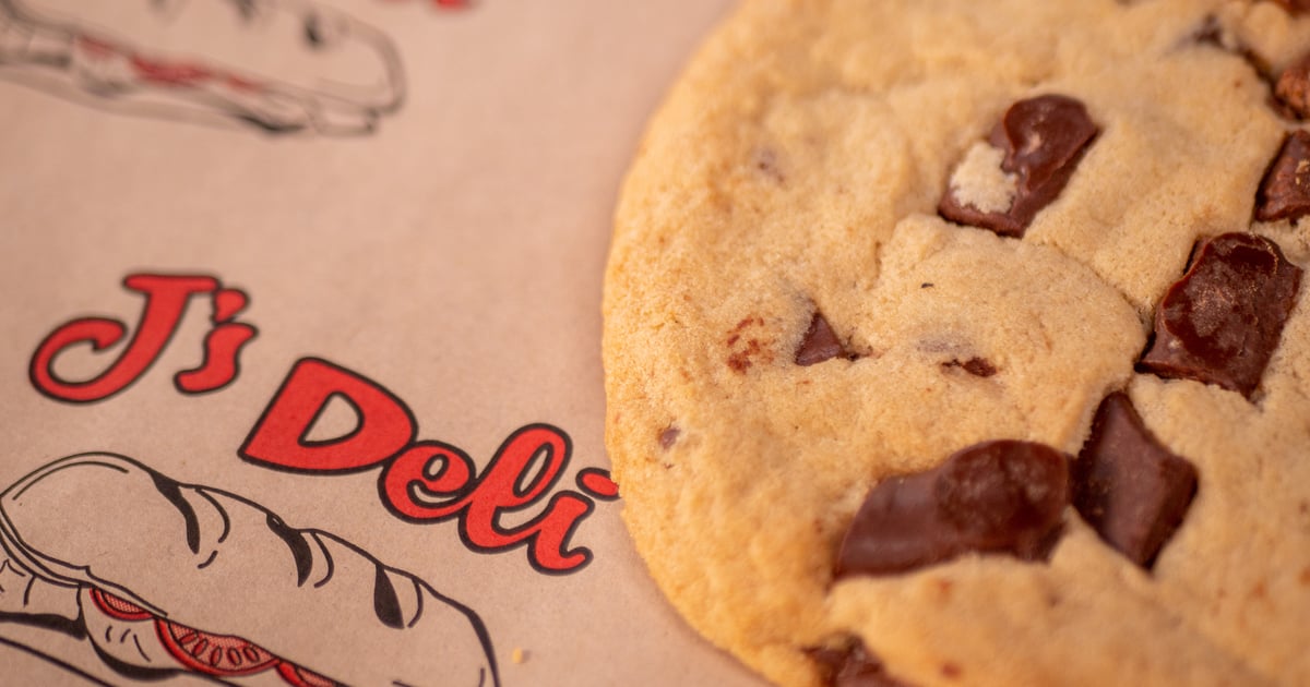 Triple Chocolate Chunk Cookie Menu J's Deli