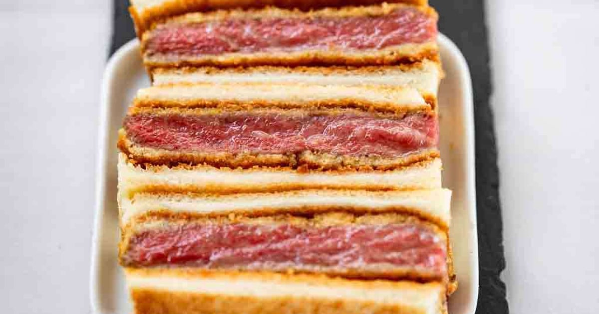 A5 Wagyu Katsu Sando Lunch B&B Butchers & Restaurant Steak House