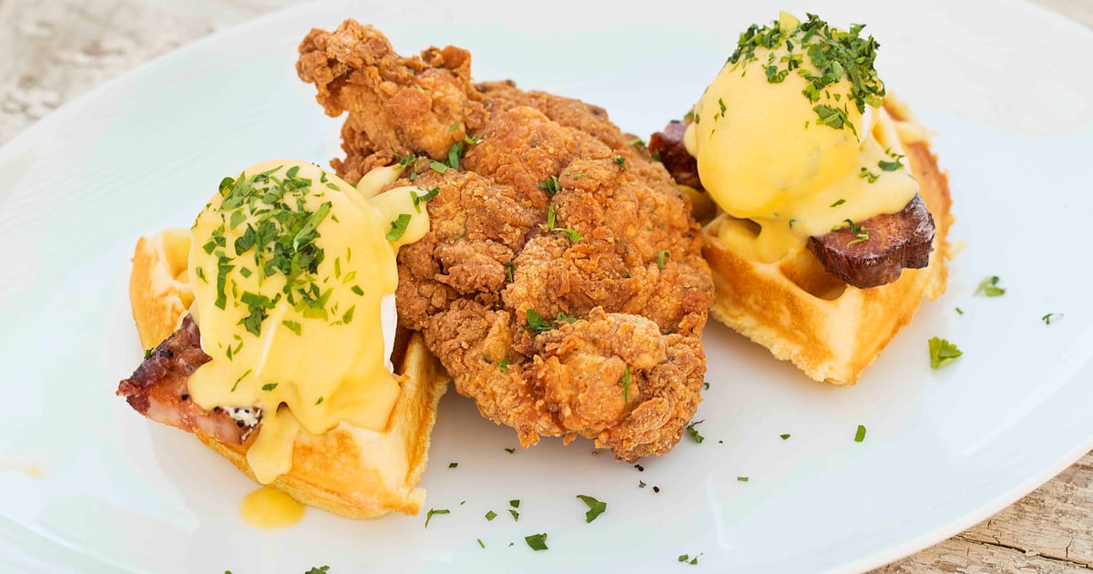 Chicken & Waffle Brunch B&B Butchers & Restaurant Steak House in TX