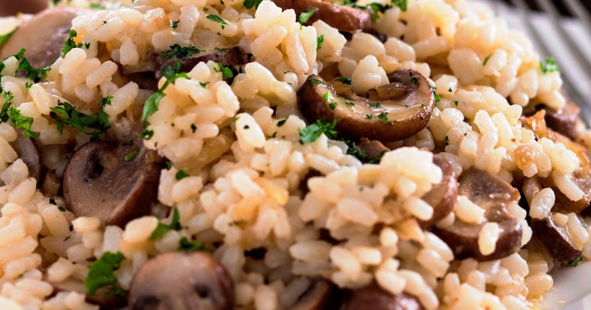 Mushroom Risotto Dinner Main Street Bistro & Piano BarCabaret