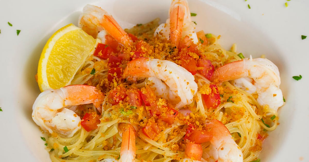 Shrimp Scampi, Lunch & Dinner Menu