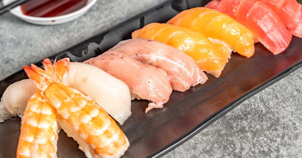 Sushi Nigiri Assortment - Wok n Fire | Asian Fusion Sushi