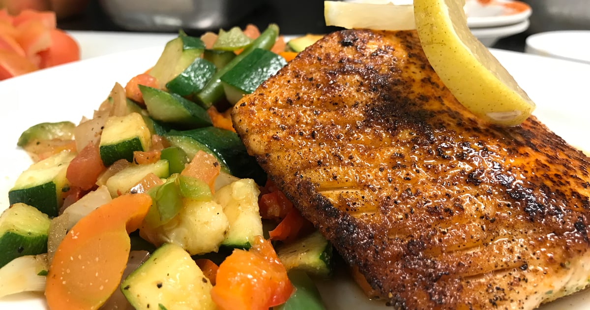 Grilled Salmon Main Menu Dos Salsas TexMex