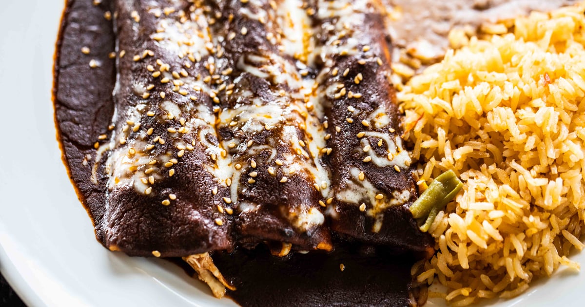 Mole Enchiladas Main Menu Dos Salsas TexMex