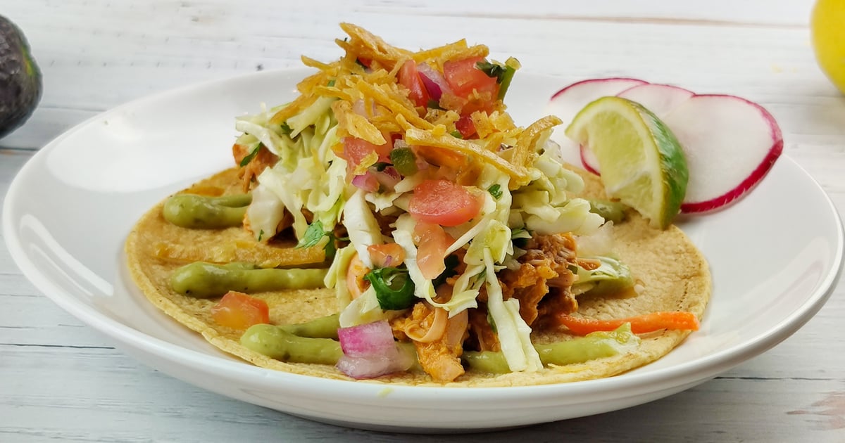 Young Jackfruit Taco - Trejo's Tacos