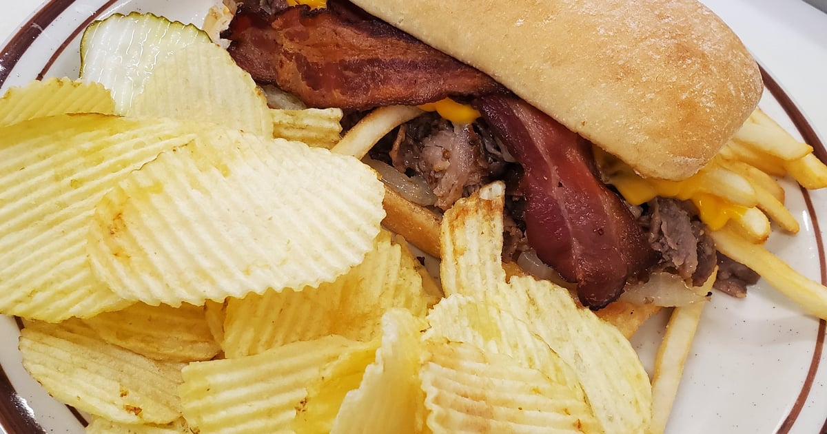 Dam Big Sandwich Main Hooked at Outboards Bar and Grill