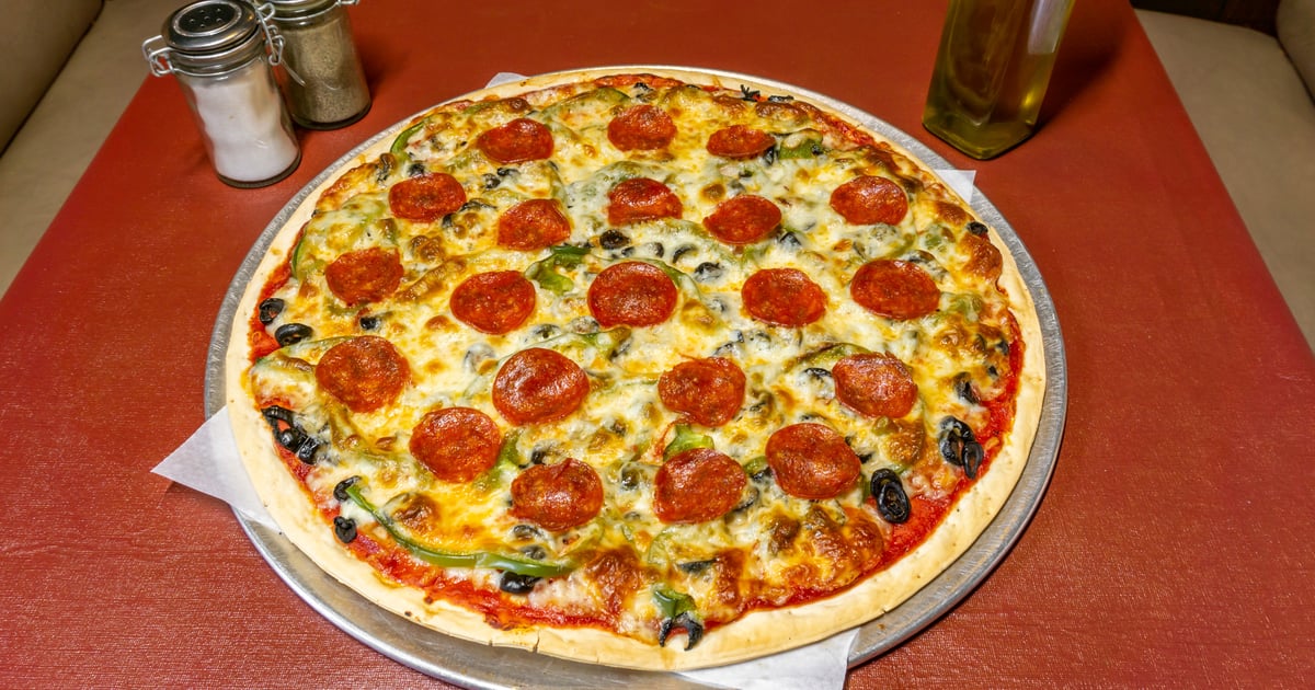 Scornavacco Chicago Style Thin Crust Pizza (Large 14") Menu Alex's