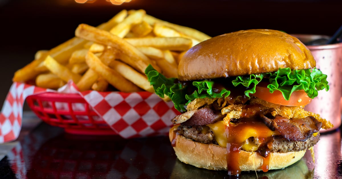 BBQ Bacon Burger - Main Menu - Saddle Sore Saloon - American Restaurant ...