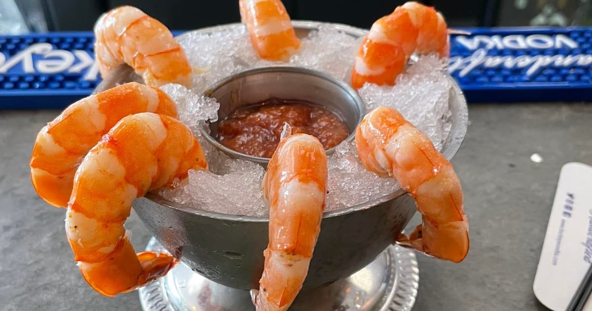 Old Bay Shrimp Menu Salty Mary's Oyster Bar and Tavern