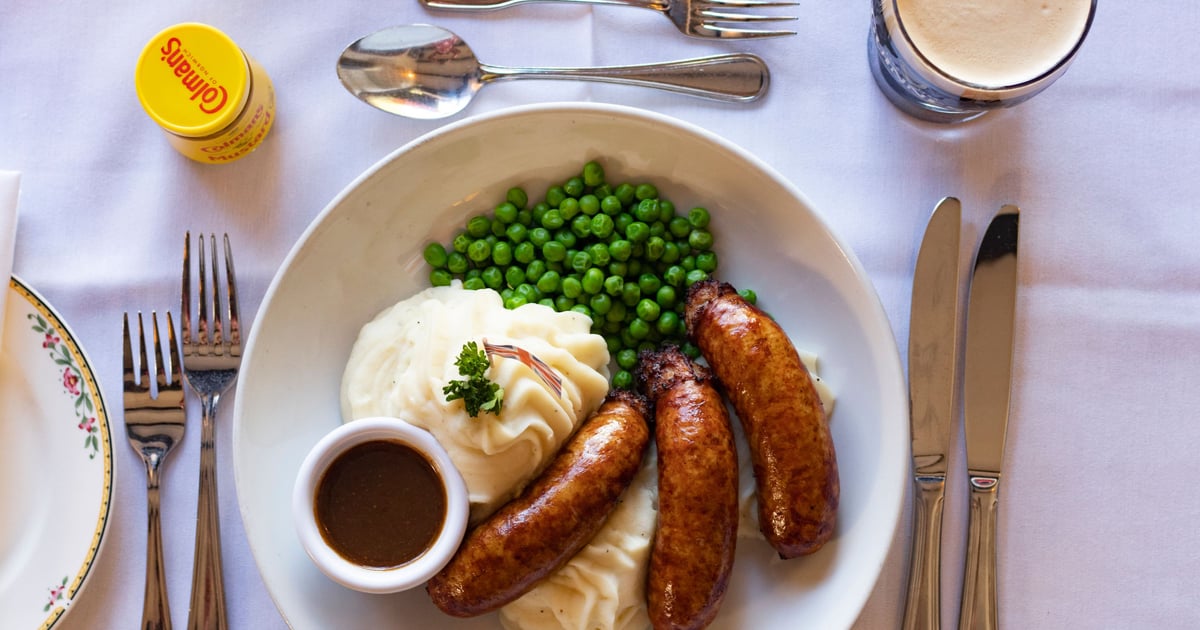 Bangers + Mash* Main Menu Ye Olde King's Head British Restaurant