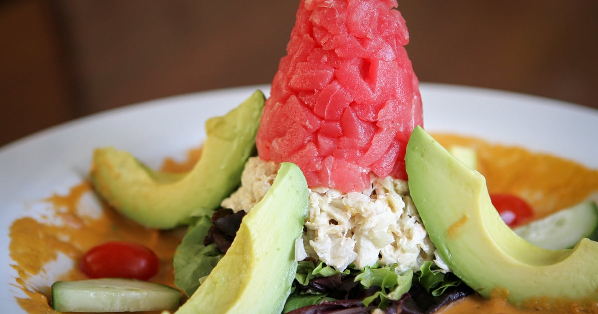 Tuna, Crab & Avocado Tower * Served All Day Longboard Cafe