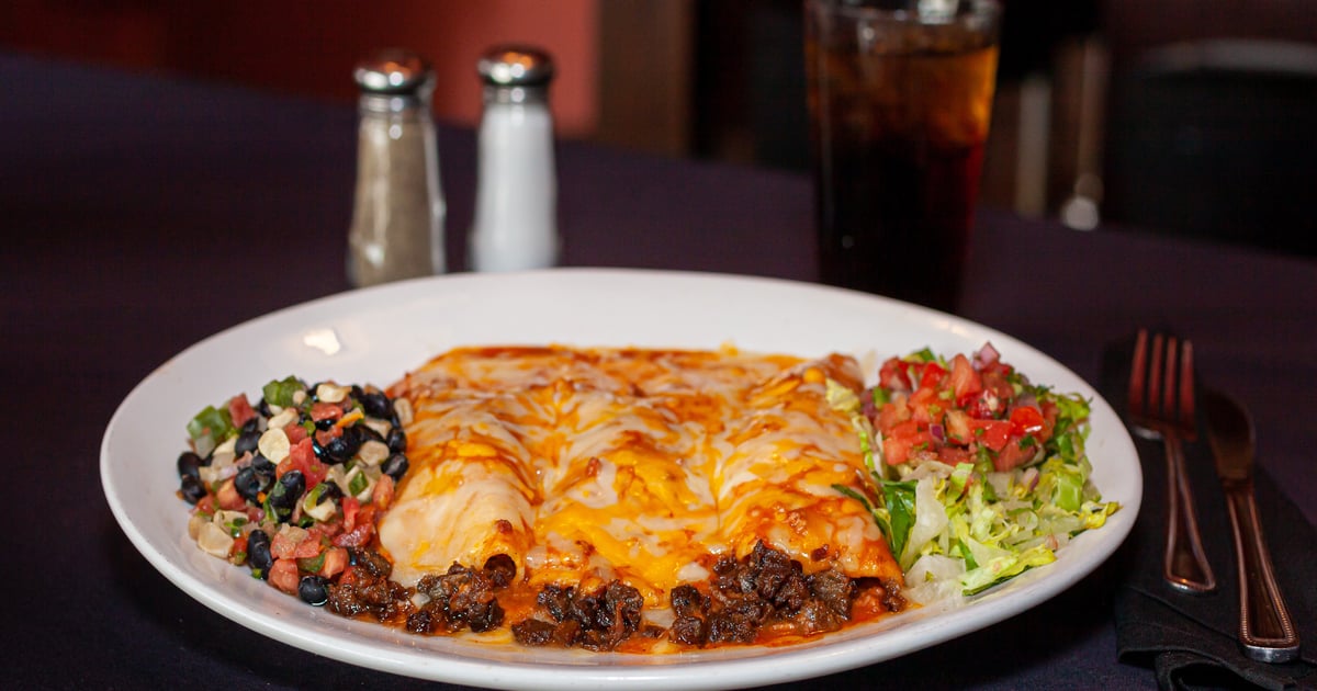 Jose's Enchiladas Carry Out DINNER Menu Poppies Restaurant & Lounge