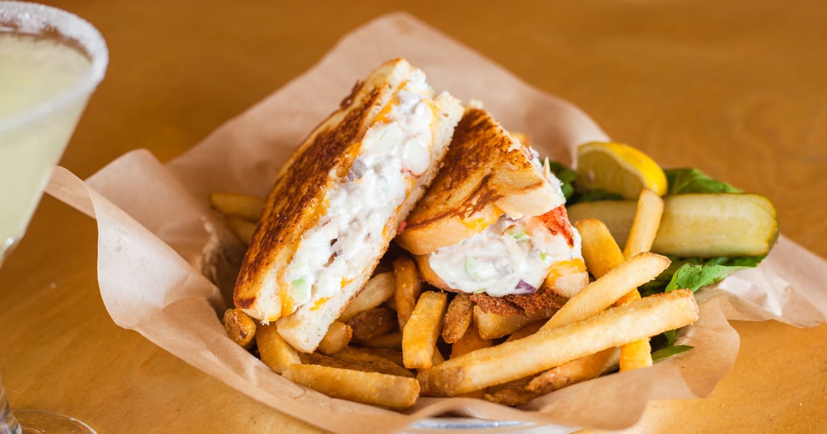 Dungeness Crab and Cheddar Melt Menu Fish Shack Seafood