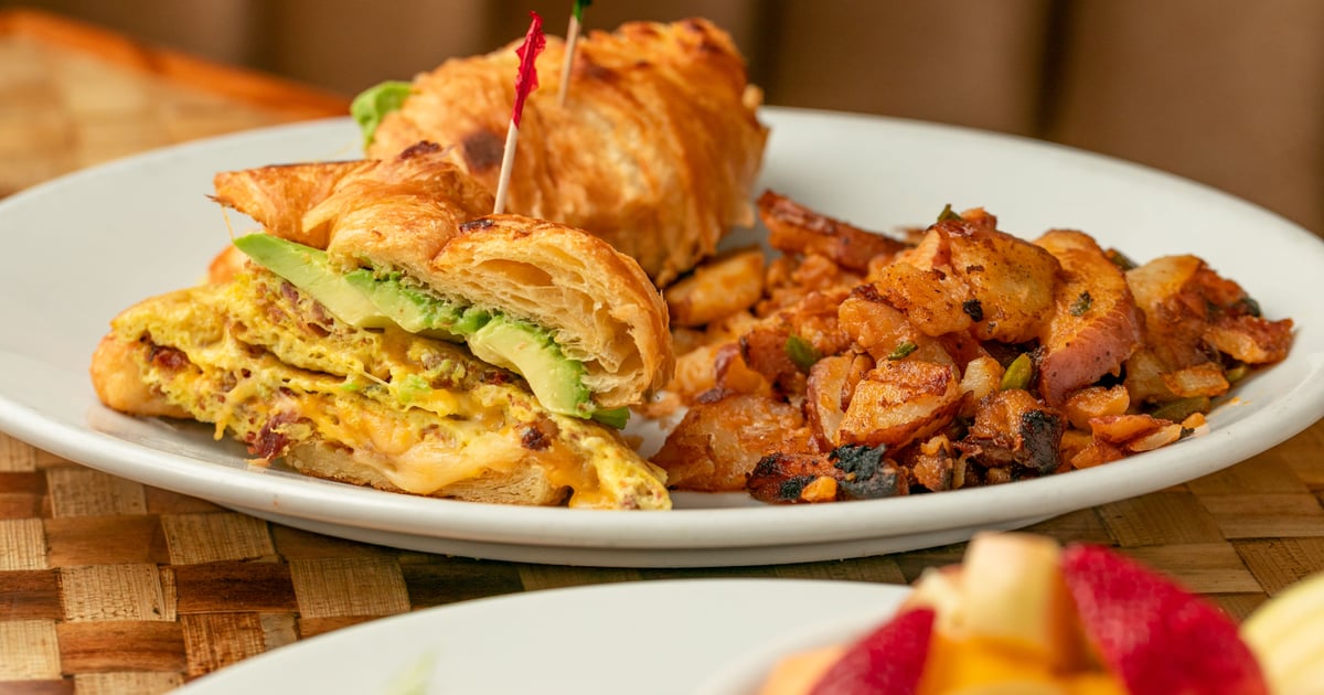 Breakfast Croissant Sandwich Breakfast Menu Honey's Bistro & Bakery