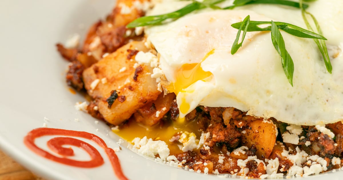 Chorizo Scrambler Breakfast Menu Honey's Bistro & Bakery