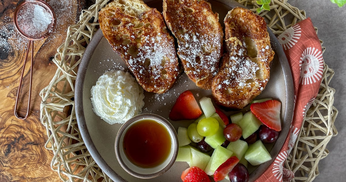 Torrija (Spanish "French" Toast) Brunch Tablas Woodstone Taverna