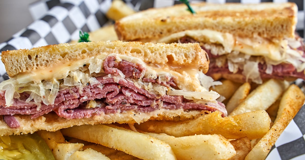 Pastrami Reuben Menu Long Wong's Diner in AZ