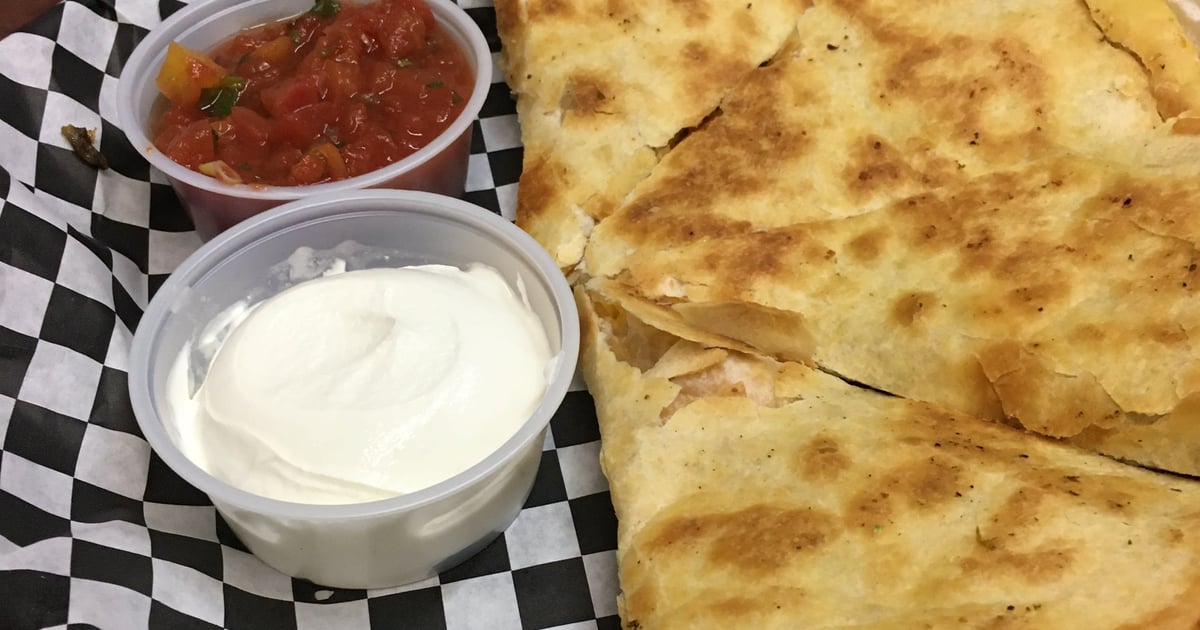 Cheese Quesadilla Starters CAPS Sports Grill Sports Bar in