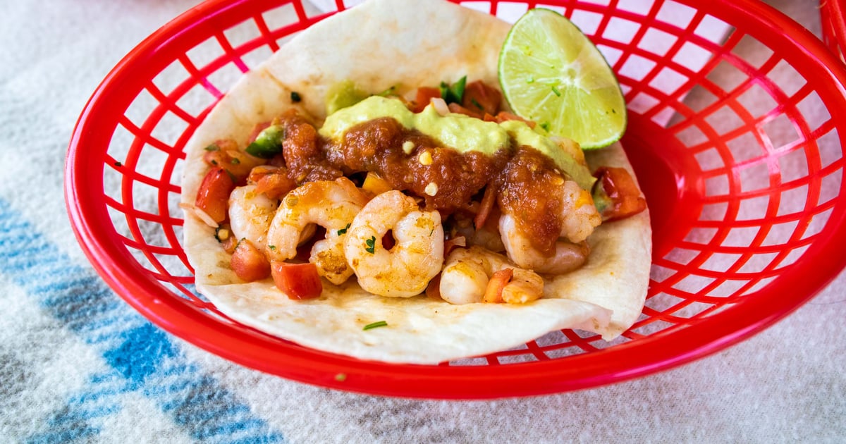 Shrimp Taco - Bobcat Quickie Tacos - Tex-Mex Restaurant in San