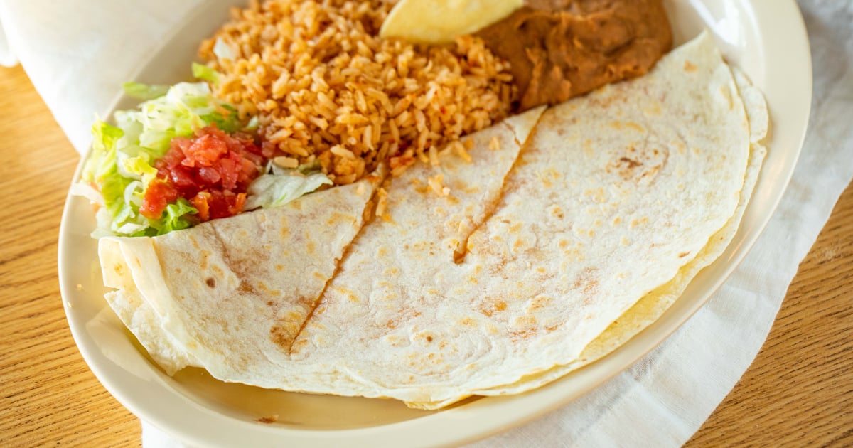 Flour Tortilla Quesadilla Menu Tepeyac Restaurant & Tequila Sports