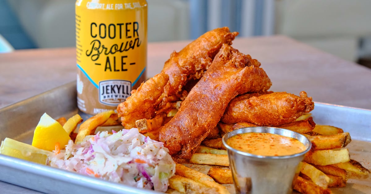 Friday Fried Fish Plate Main Menu Jekyll Brewing