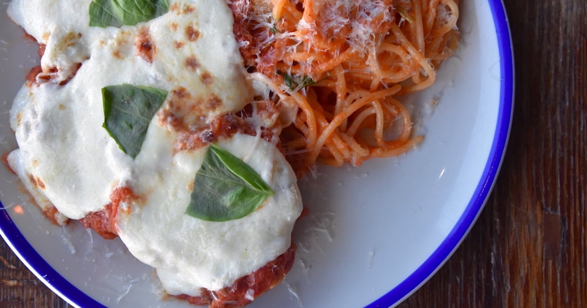 CHICKEN FRIED CHICKEN PARM Dinner Noble Crust Deep South Italian