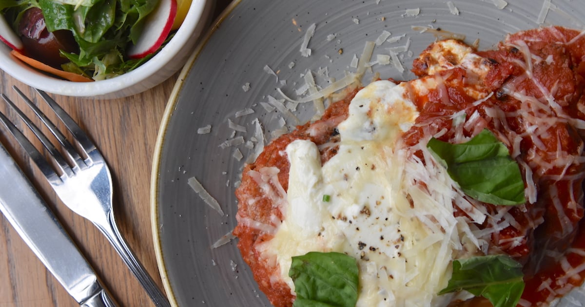 EGGPLANT PARMESAN Dinner Noble Crust Deep South Italian Brunch