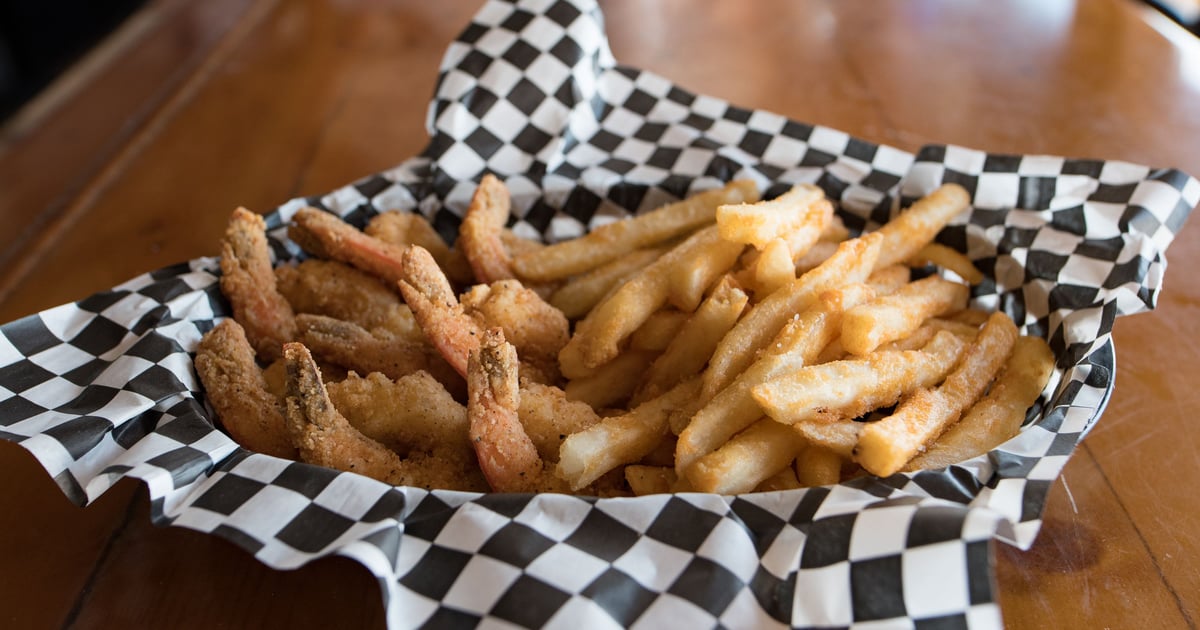 Fried Shrimp Basket Lunch Menu Steamers American Restaurant in