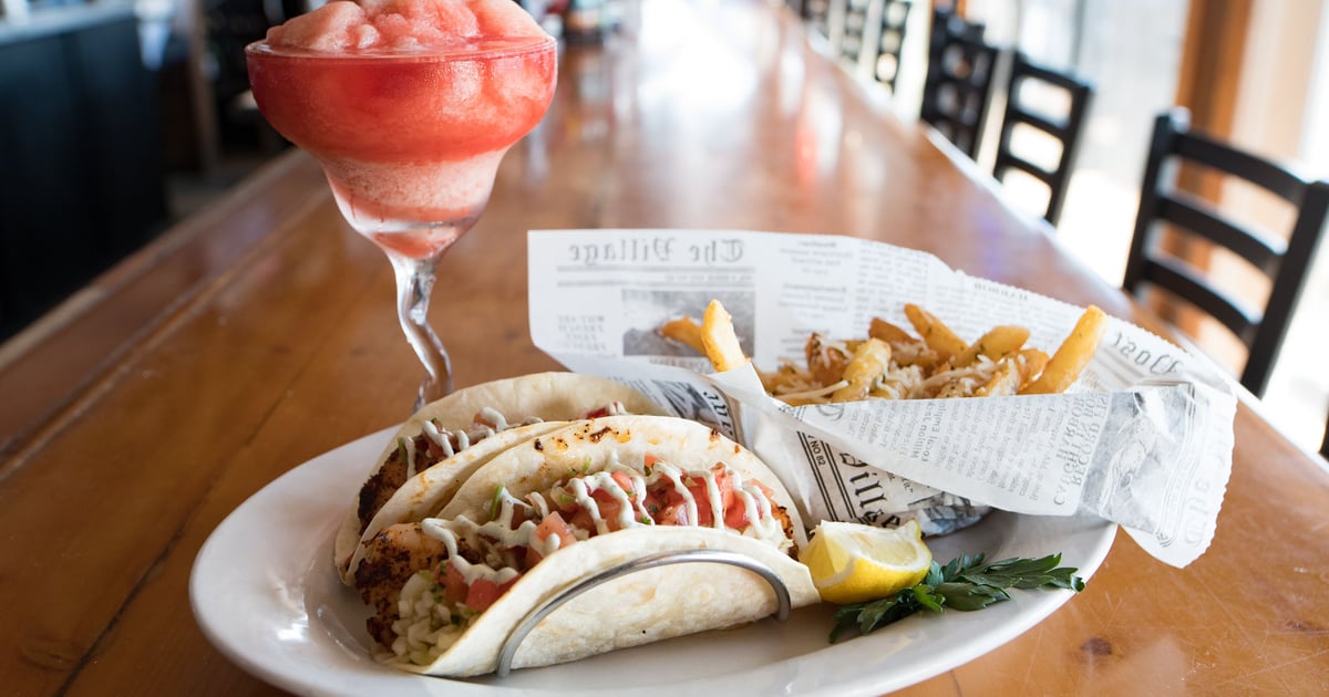 Tacos Lunch Menu Steamers American Restaurant in Cedar Key, FL