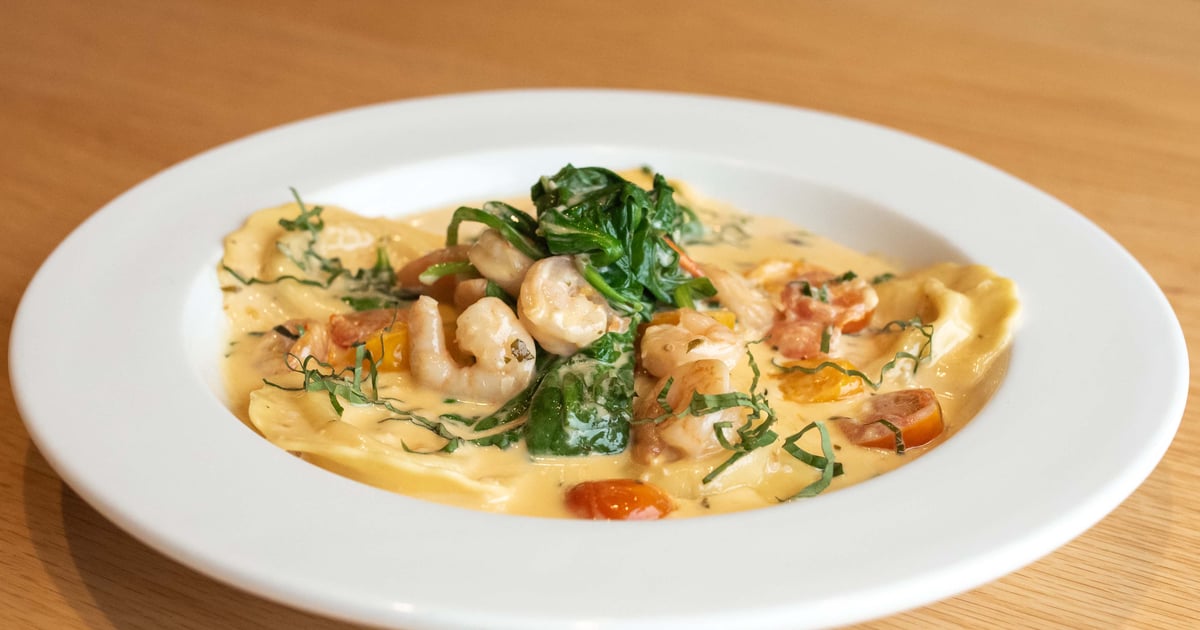 Maine Lobster Ravioli Main Menu Evviva Trattoria Italian Restaurant