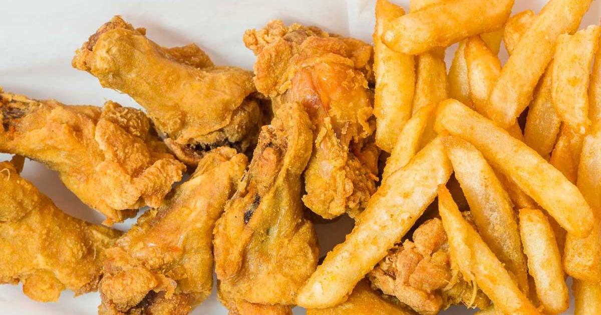 Kids Meal Fried Wing Dings (4) & Island Fries Menu Judy's Island Grill