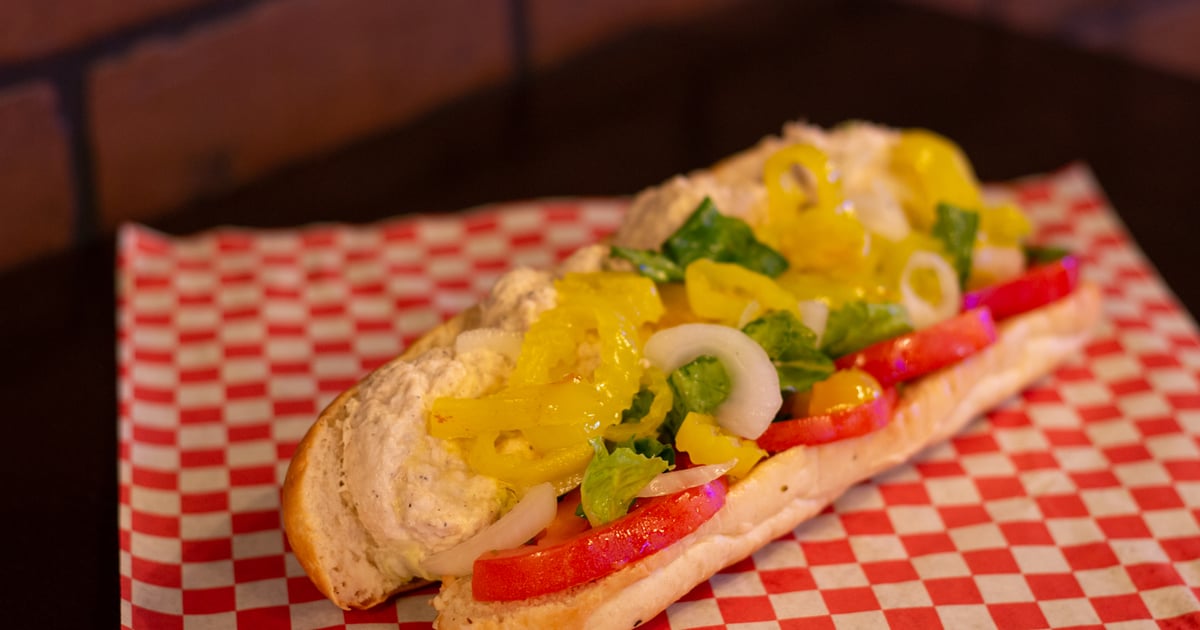 White Tuna Hoagie Menu Loading Zone Philly Steaks Cheesesteak