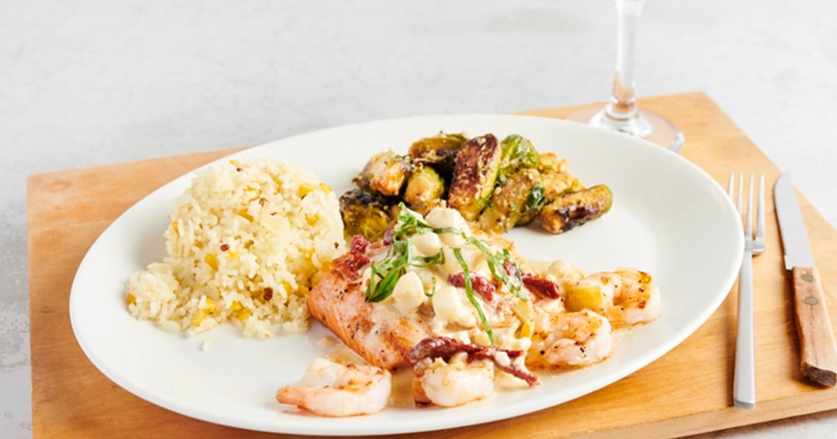 Mediterranean Wild Shrimp & Salmon - Grillsmith: Craft By Fire