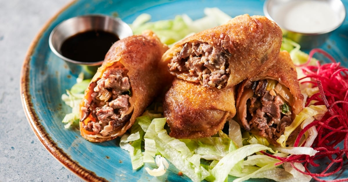 Filet Tip Egg Roll Happy Hour Grillsmith Craft By Fire